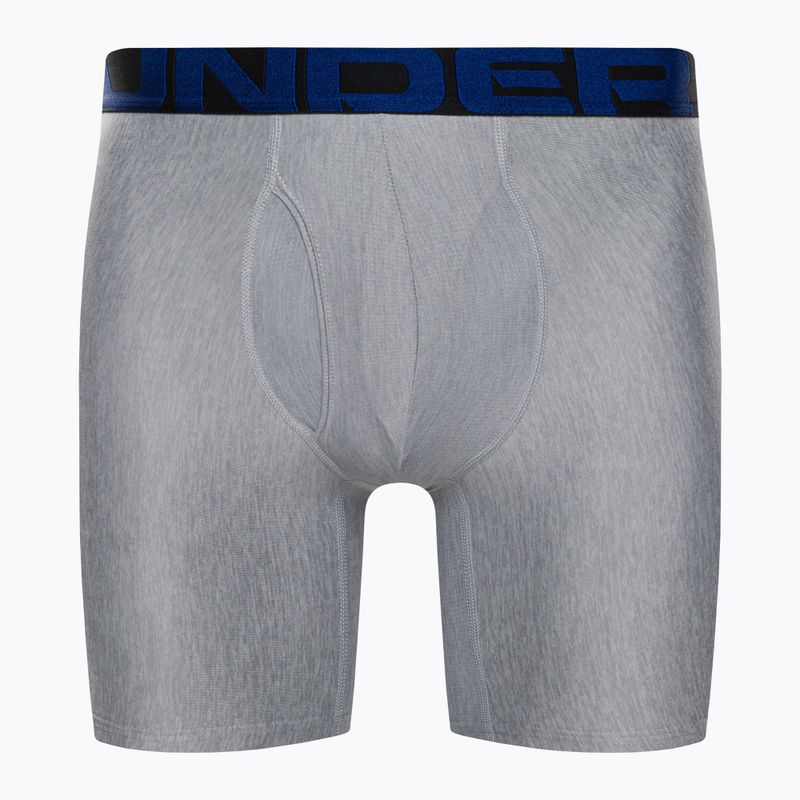 Bokserki męskie Under Armour UA Tech 6 In 2 pary academy/mod gray light heather 2