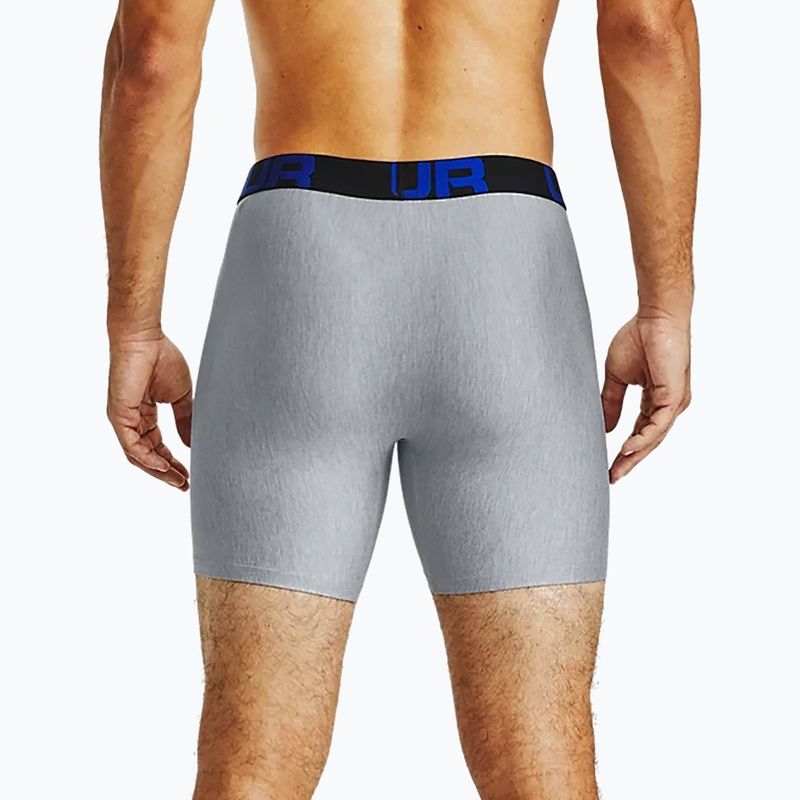 Bokserki męskie Under Armour UA Tech 6 In 2 pary academy/mod gray light heather 9