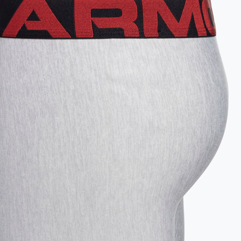Bokserki męskie Under Armour UA Tech 9 In 2 pary mod gray light heather/jet gray light heather 4