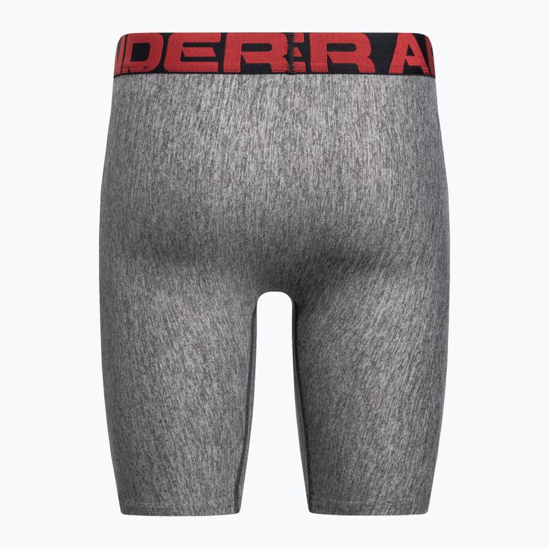 Bokserki męskie Under Armour UA Tech 9 In 2 pary mod gray light heather/jet gray light heather 6