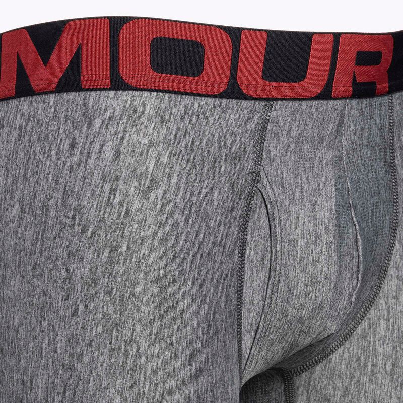 Bokserki męskie Under Armour UA Tech 9 In 2 pary mod gray light heather/jet gray light heather 7