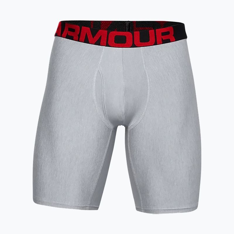 Bokserki męskie Under Armour UA Tech 9 In 2 pary mod gray light heather/jet gray light heather 8
