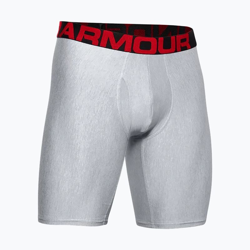 Bokserki męskie Under Armour UA Tech 9 In 2 pary mod gray light heather/jet gray light heather 10