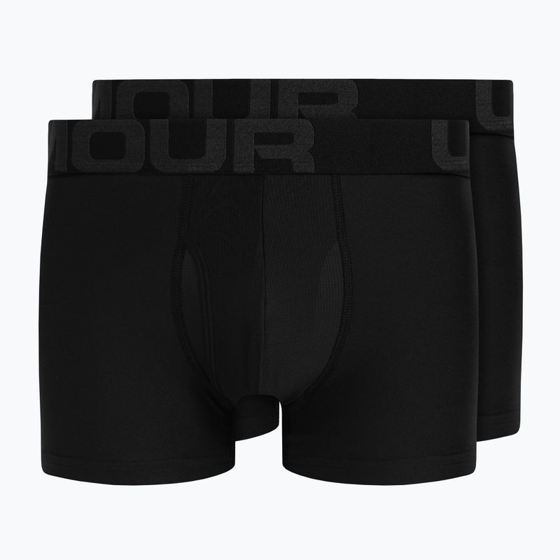 Bokserki męskie Under Armour Tech 3 In 2 pary black/black
