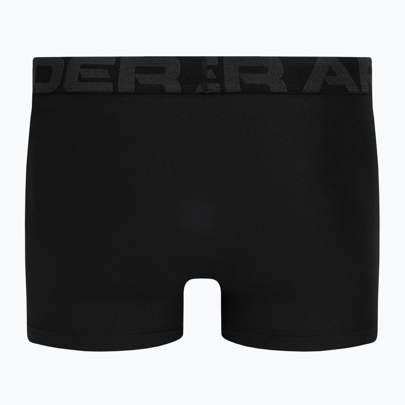 Bokserki męskie Under Armour Tech 3 In 2 pary black/black 3