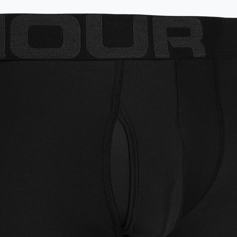 Bokserki męskie Under Armour Tech 3 In 2 pary black/black 4