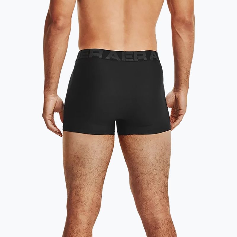 Bokserki męskie Under Armour Tech 3 In 2 pary black/black 6
