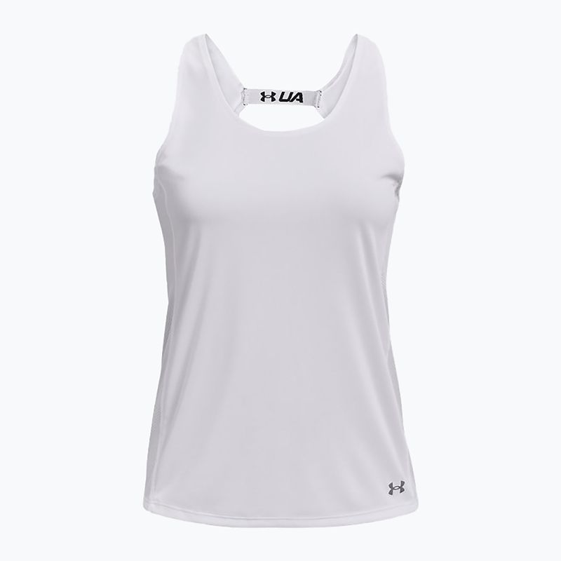 Koszulka do biegania damska Under Armour Fly By Tank white/white/reflective