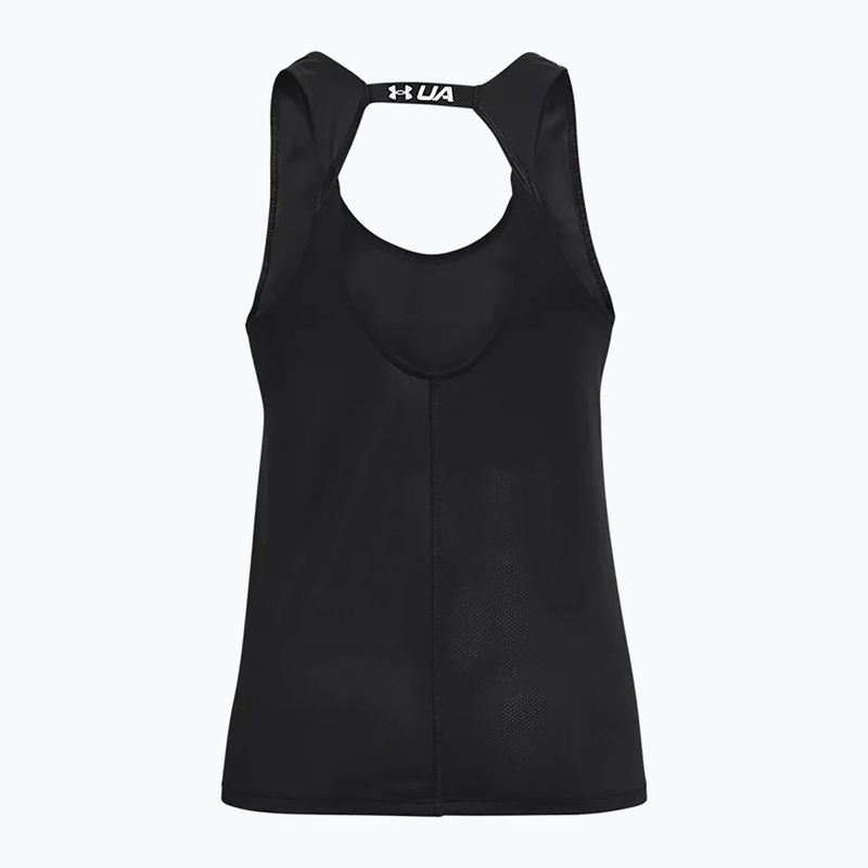 Koszulka do biegania damska Under Armour Fly By Tank black/black/reflective 4