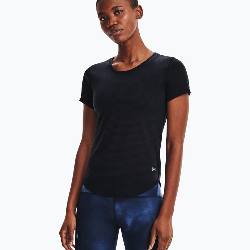 Koszulka do biegania damska Under Armour Streaker black/black/reflective 3