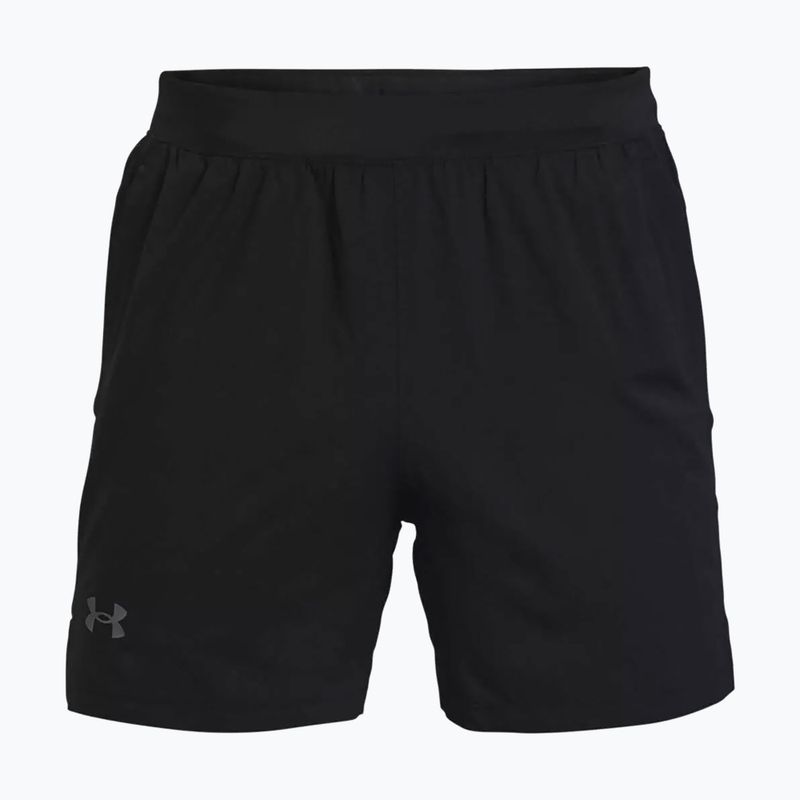 Spodenki do biegania męskie Under Armour Launch Sw 5'' black/black/reflective