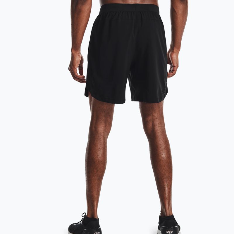 Spodenki do biegania męskie Under Armour Launch Sw 7'' black/black/reflective 3