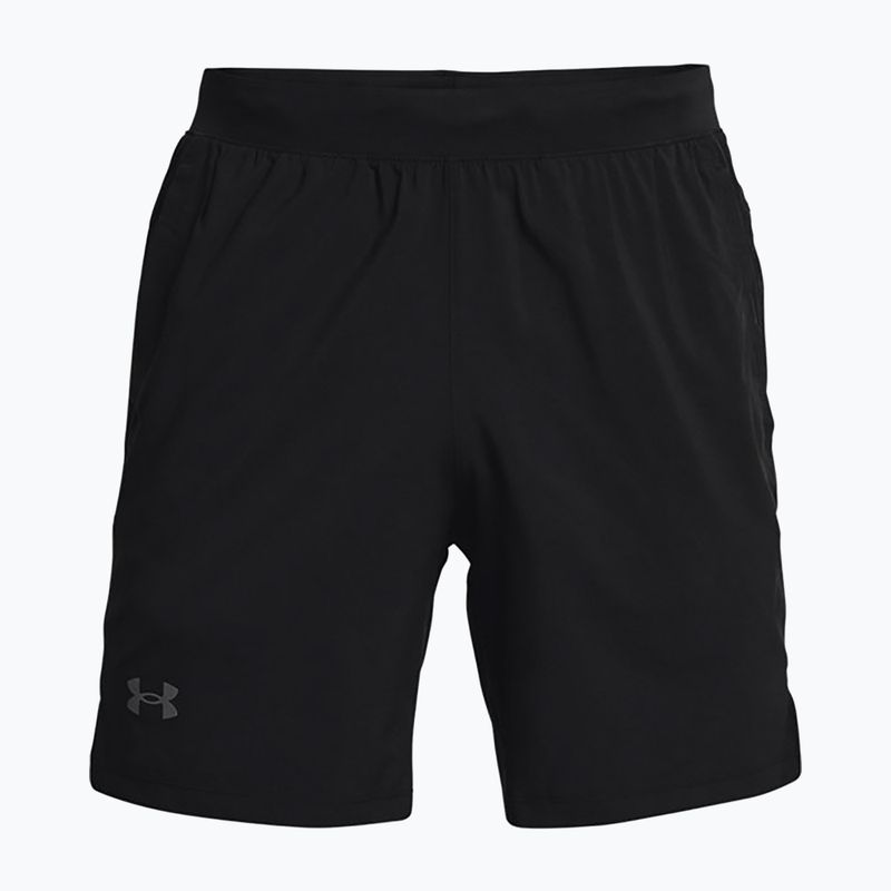 Spodenki do biegania męskie Under Armour Launch Sw 7'' black/black/reflective 6