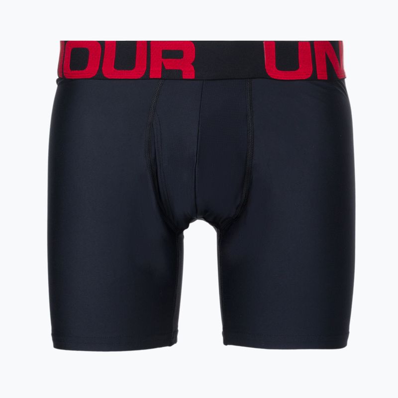 Bokserki męskie Under Armour UA Tech 6 In 2 szt. red/black 2