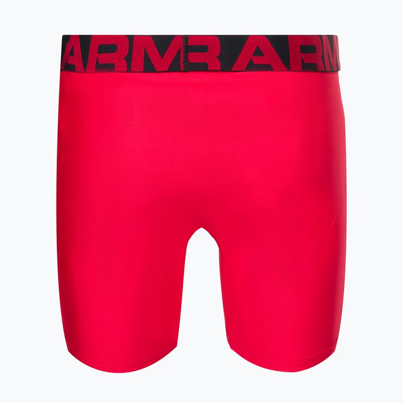 Bokserki męskie Under Armour UA Tech 6 In 2 pary red/black 6