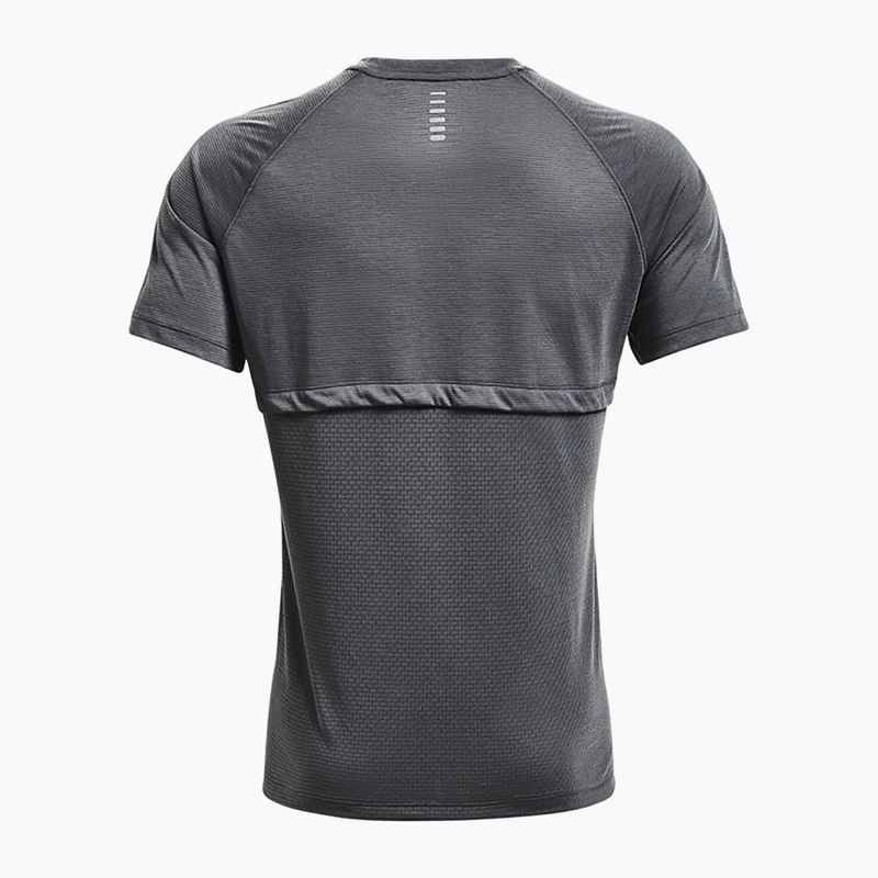 Koszulka do biegania męska Under Armour Streaker pitch gray/pitch gray/reflective 6