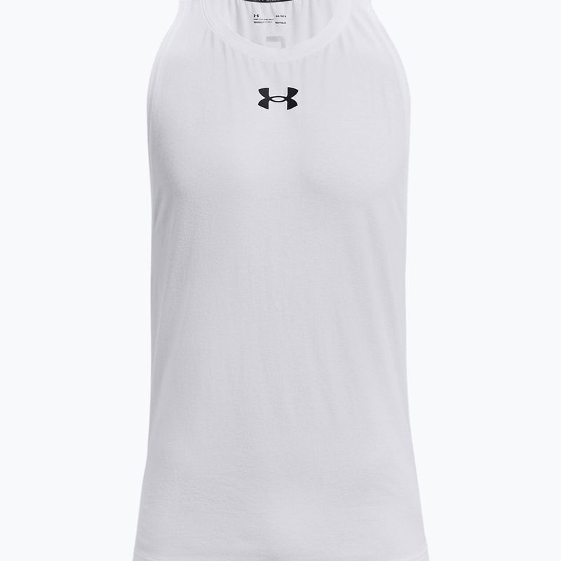 Koszulka koszykarska męska Under Armour Baseline Cotton Tank white/black/black 5