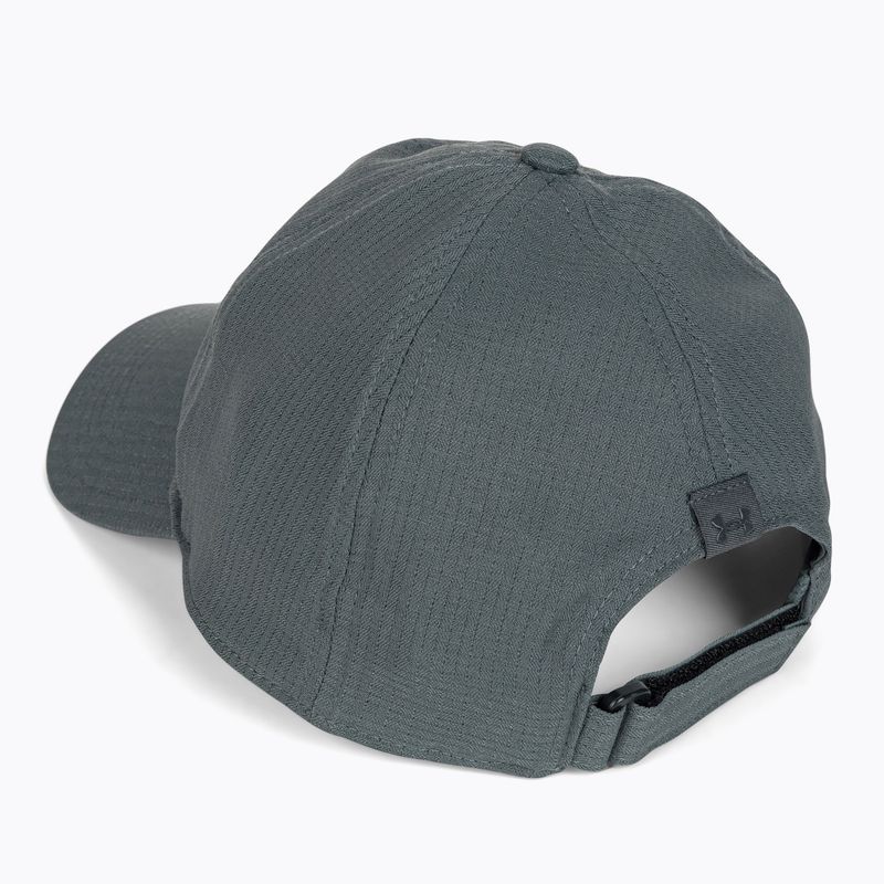 Czapka z daszkiem męska Under Armour Isochill Armourvent Adj pitch gray/black 3