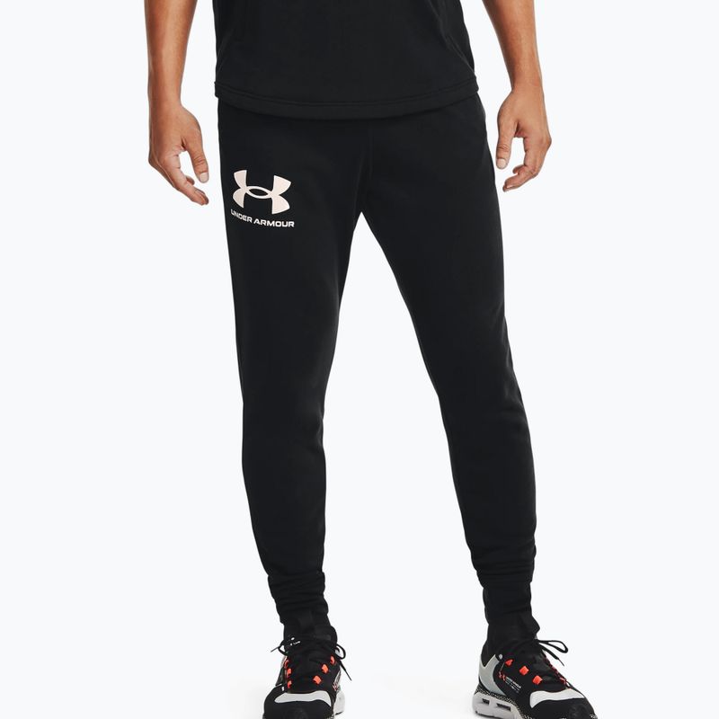 Spodnie męskie Under Armour UA Rival Terry Jogger black/onyx white