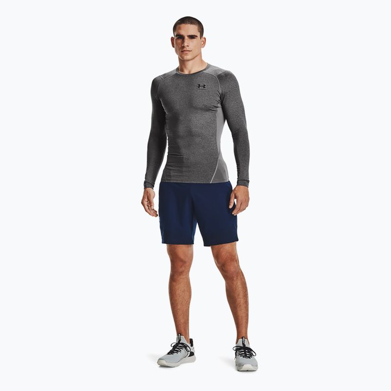 Longsleeve treningowy męski Under Armour HG Armour Comp carbon heather/black 2