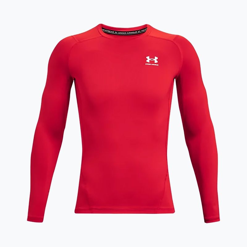 Longsleeve treningowy męski Under Armour HG Armour Comp red/white 5