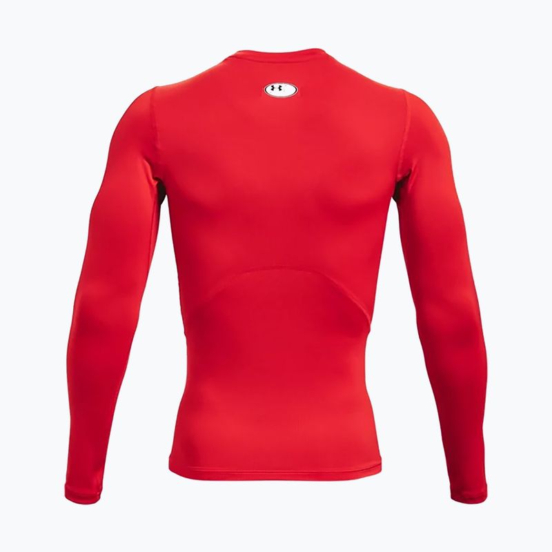 Longsleeve treningowy męski Under Armour HG Armour Comp red/white 6