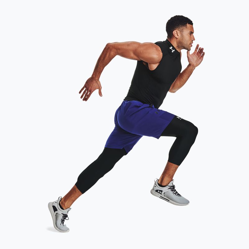 Legginsy treningowe męskie Under Armour HG Armour 3/4 black/white 4