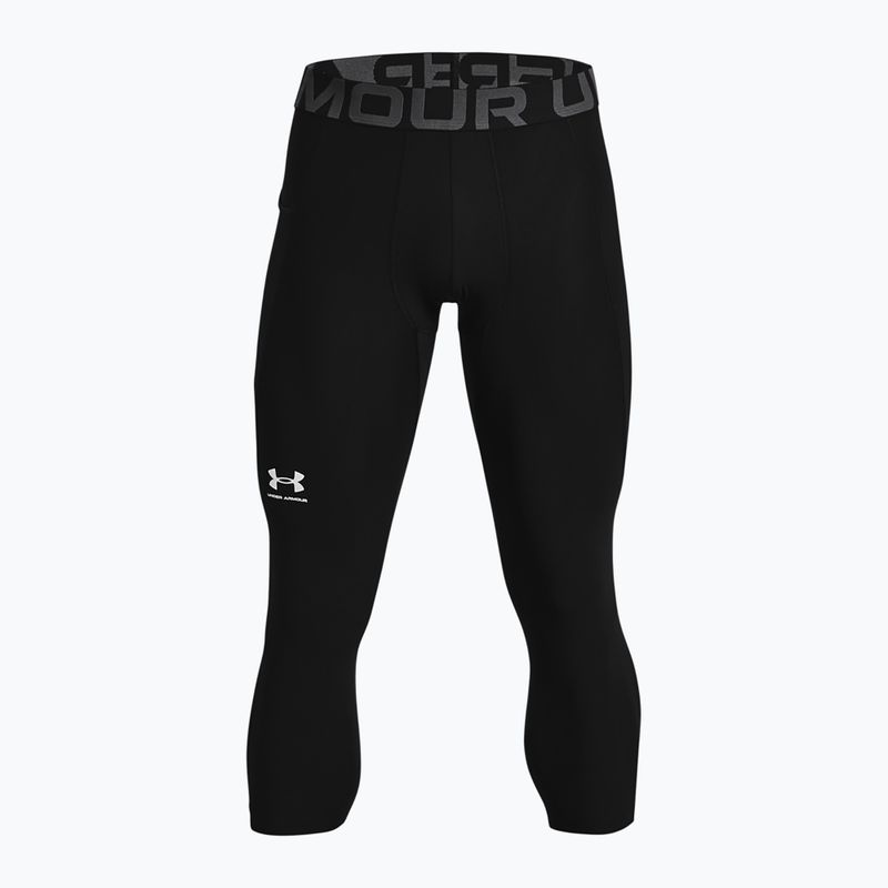 Legginsy treningowe męskie Under Armour HG Armour 3/4 black/white 5