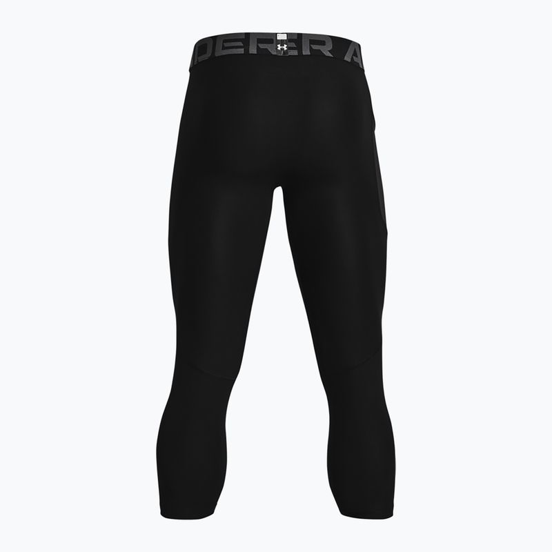Legginsy treningowe męskie Under Armour HG Armour 3/4 black/white 6