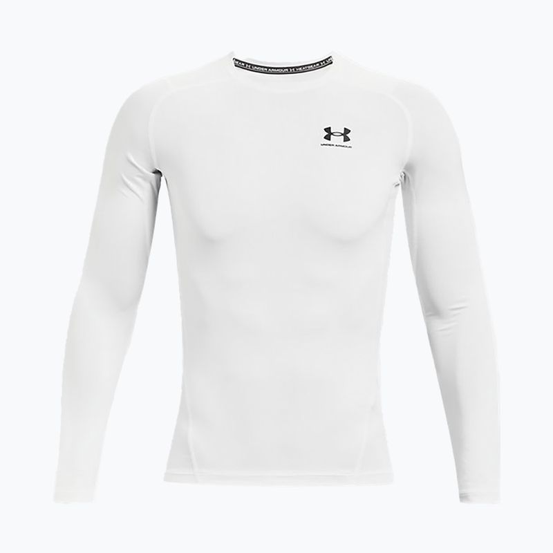 Longsleeve treningowy męski Under Armour HG Armour Comp white/black 5