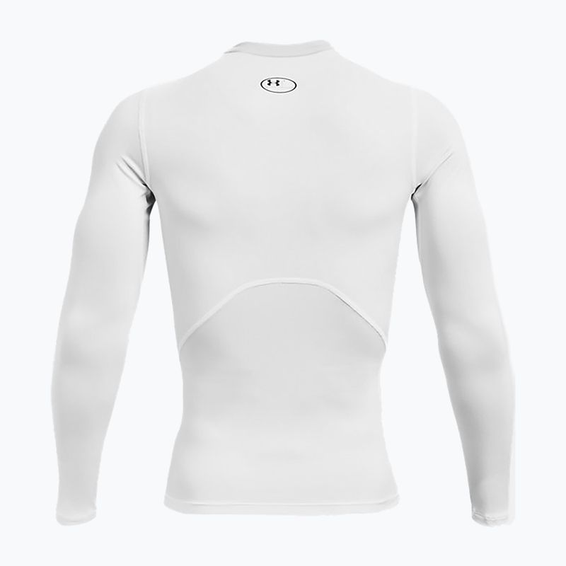 Longsleeve treningowy męski Under Armour HG Armour Comp white/black 6