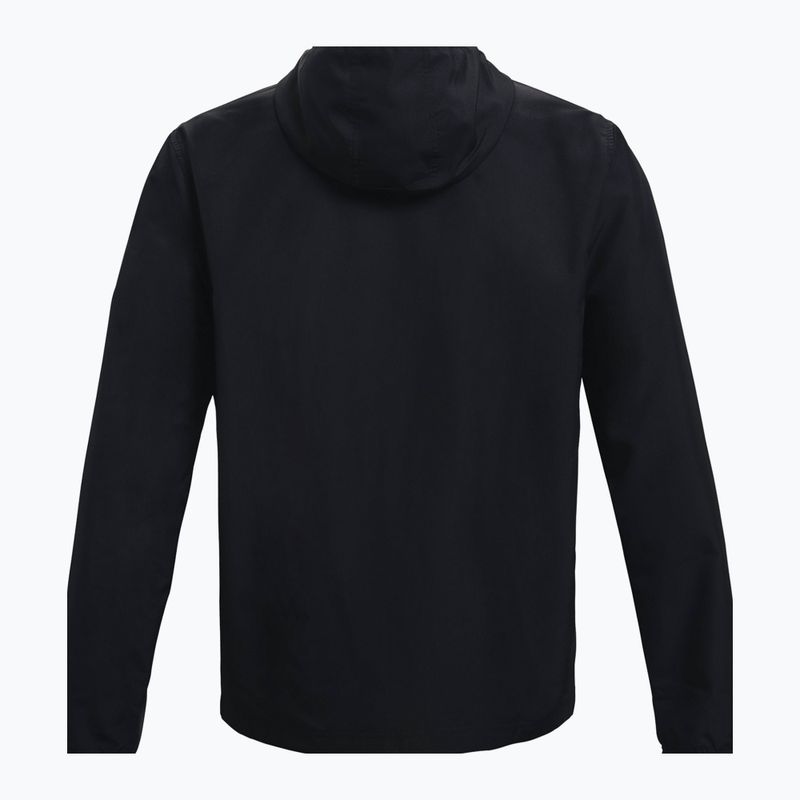 Kurtka przeciwwiatrowa męska Under Armour Sportstyle Windbreaker black/pitch gray/black 5