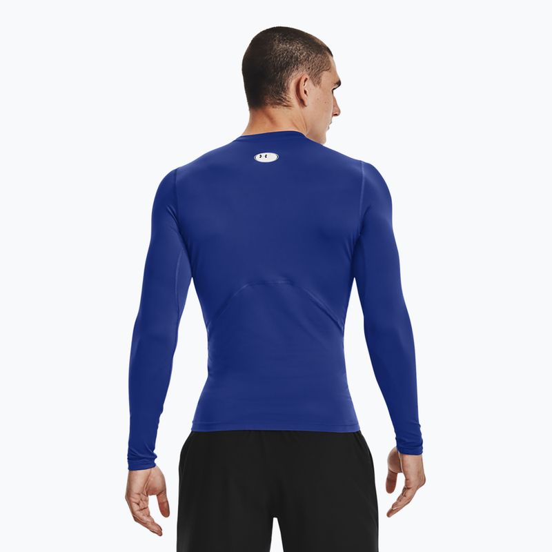 Longsleeve treningowy męski Under Armour HG Armour Comp royal/white 2