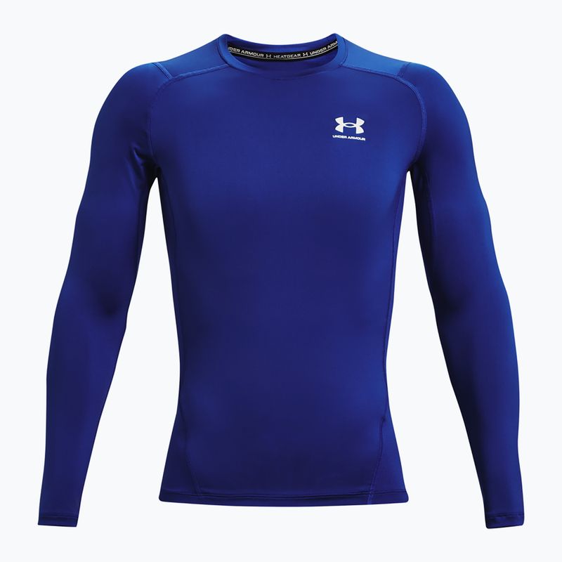 Longsleeve treningowy męski Under Armour HG Armour Comp royal/white 5