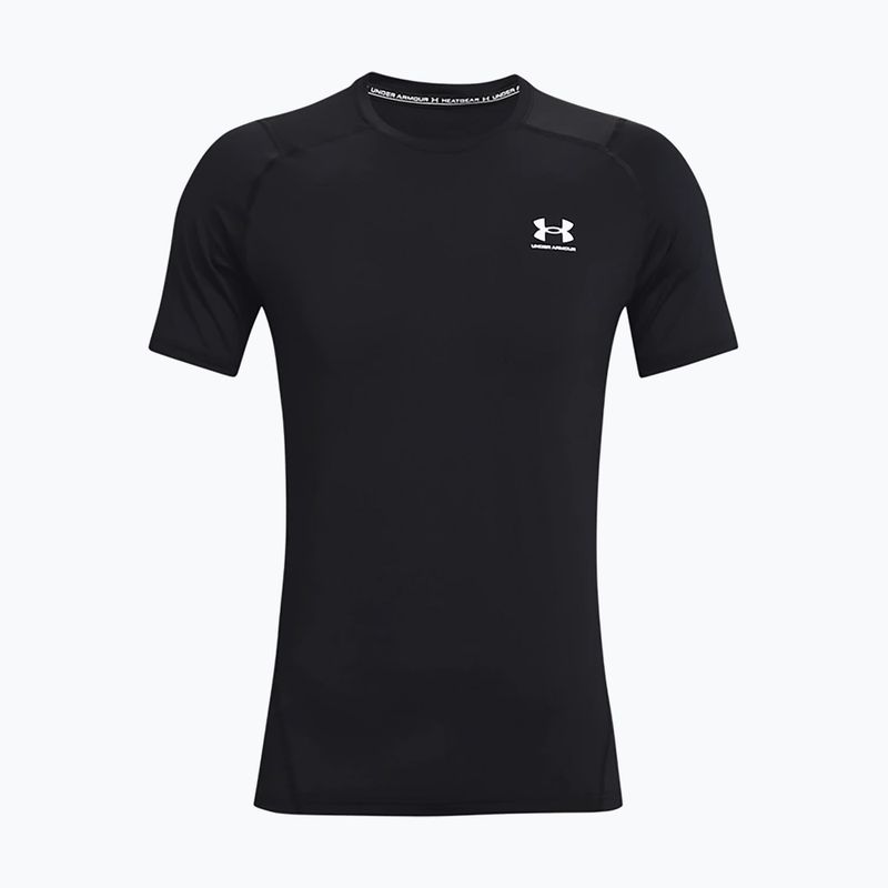 Koszulka treningowa męska Under Armour UA Hg Armour Fitted black/white 5