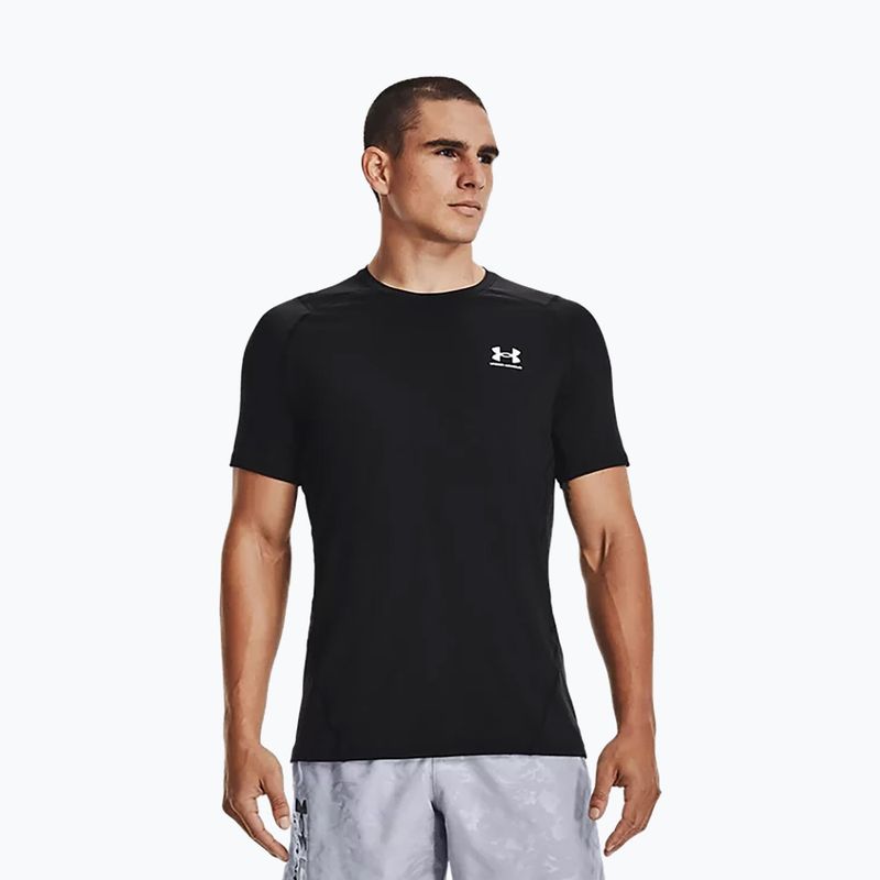 Koszulka treningowa męska Under Armour UA Hg Armour Fitted black/white