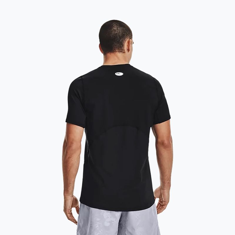 Koszulka treningowa męska Under Armour UA Hg Armour Fitted black/white 3