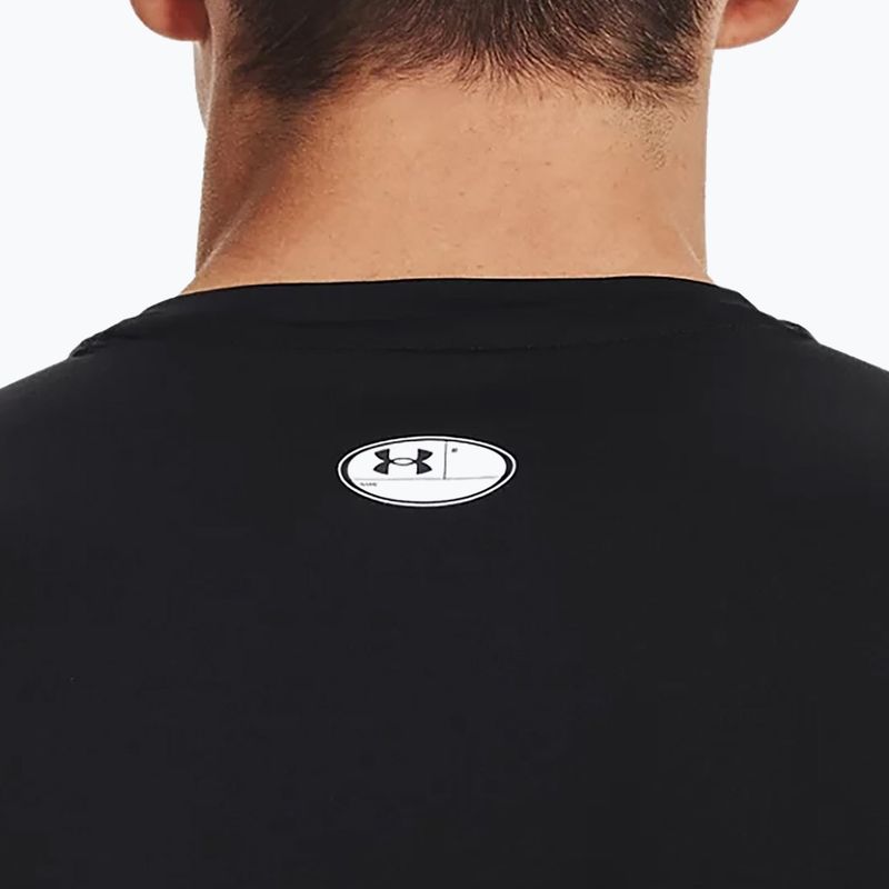 Koszulka treningowa męska Under Armour UA Hg Armour Fitted black/white 4
