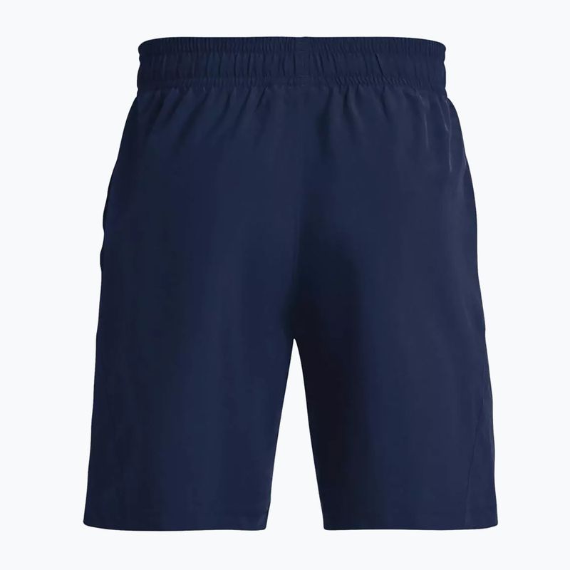 Spodenki treningowe męskie Under Armour UA Woven Graphic Wm academy/white 4