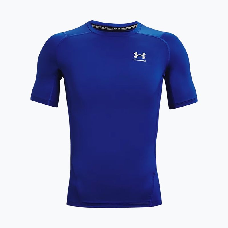 Koszulka treningowa męska Under Armour HG Armour Comp royal/white 5