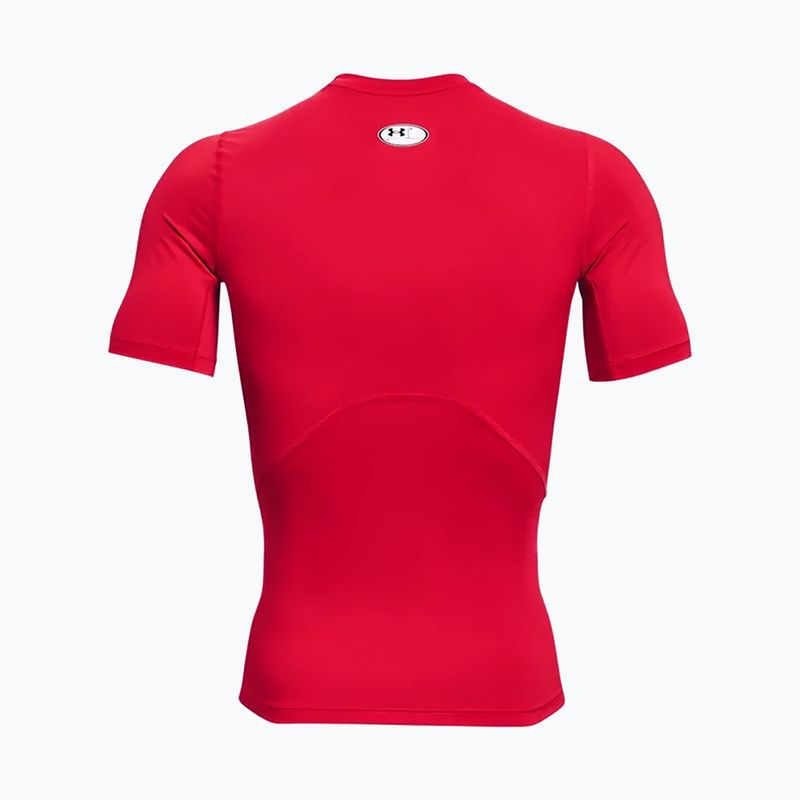 Koszulka treningowa męska Under Armour HG Armour Comp red/white 6