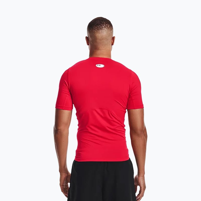 Koszulka treningowa męska Under Armour HG Armour Comp red/white 3