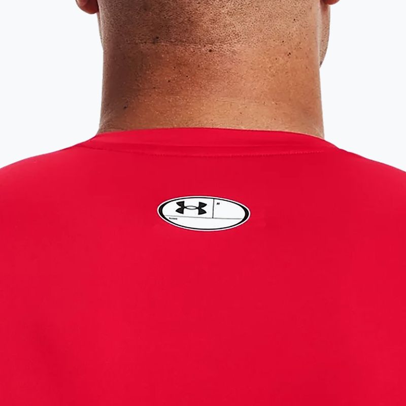 Koszulka treningowa męska Under Armour HG Armour Comp red/white 4