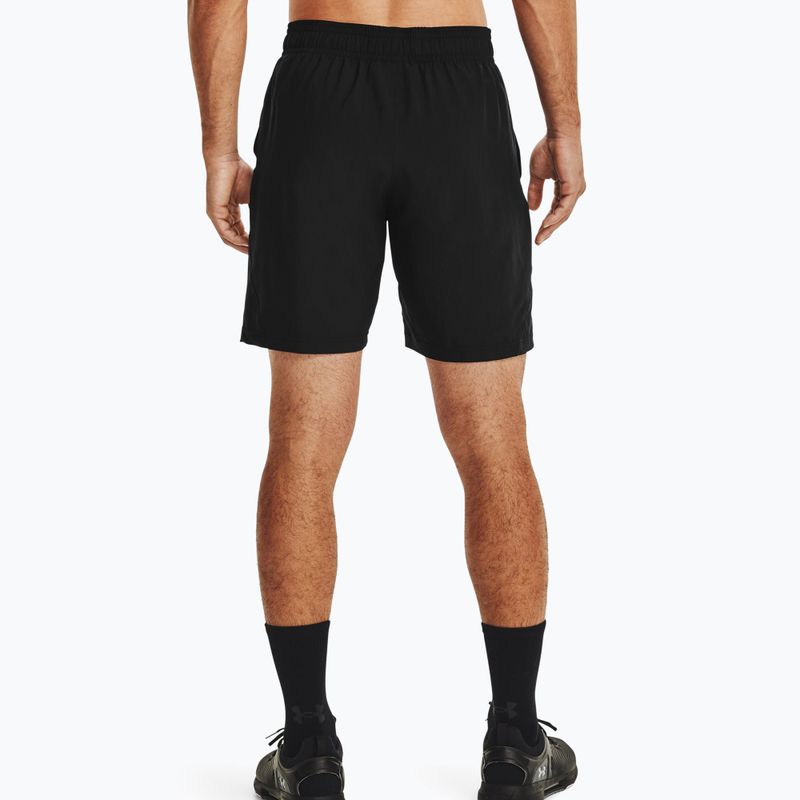 Spodenki treningowe męskie Under Armour UA Woven Graphic Wm black/pitch grey 4