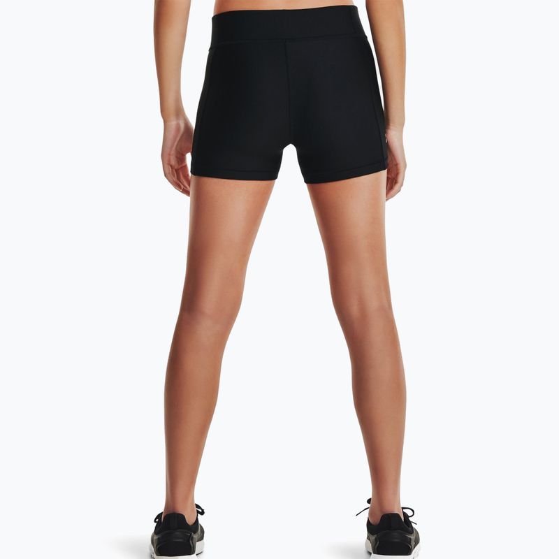 Spodenki treningowe damskie Under Armour Armour Mid Rise black/white 2