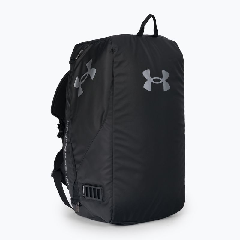 Torba treningowa Under Armour Contain Duo Duffle M 50 l black/black/metallic silver 2