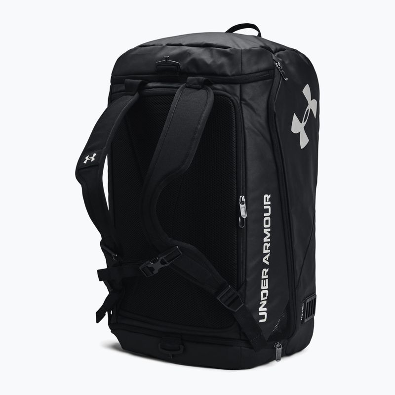 Torba treningowa Under Armour Contain Duo Duffle M 50 l black/black/metallic silver 8
