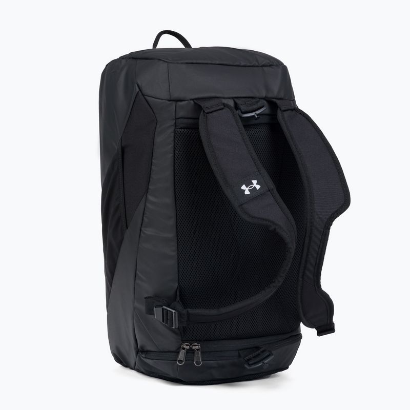 Torba treningowa Under Armour Contain Duo Duffle S 40 l black/black/metallic silver 3