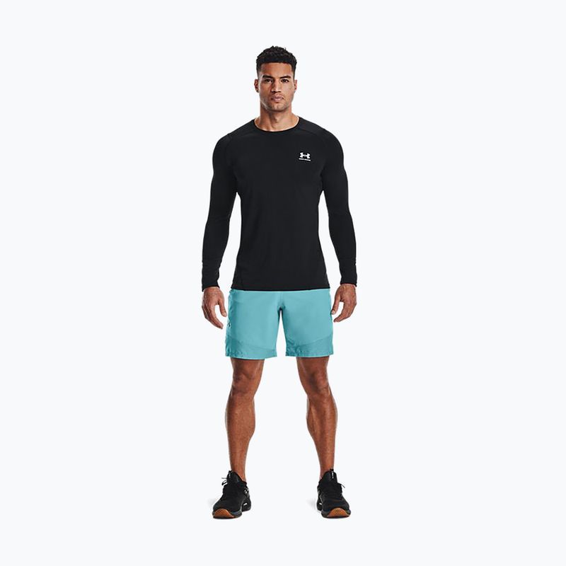 Longsleeve treningowy męski Under Armour UA Hg Armour Fitted black/white 5