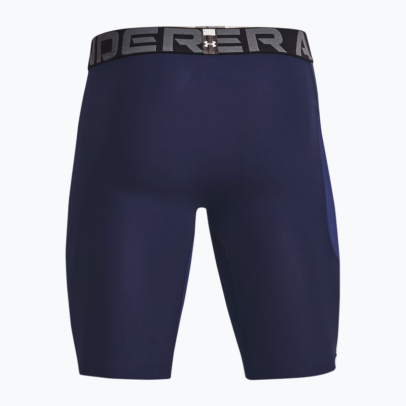 Spodenki męskie Under Armour HG Armour Long Shorts midnight navy/white 5